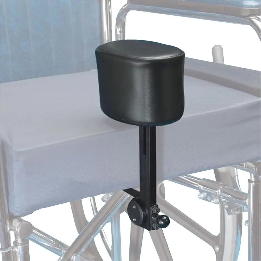 sammons preston large flip down pommel secure positioning wheelchair leg separator