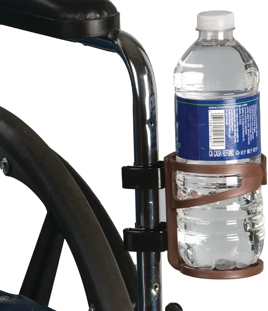 sammons preston wheelchair beverage holder adjustable black